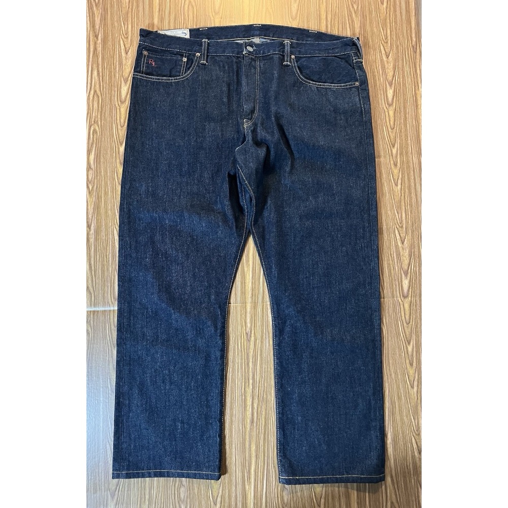 Polo Ralph Lauren Authentic Dungarees Jeans Mens 40 Blue Straight Denim 40x32